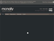 Tablet Screenshot of mcnallyliving.ie